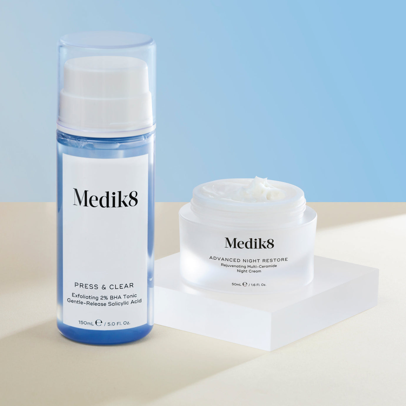 <h2><center>«Press & Clear™» y<br> Advanced Night Restore™</center></h2>